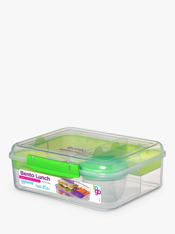 Sistema Bento Lunch Box, 1.65L, Assorted ShopStyle Food Storage