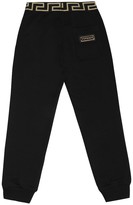 Thumbnail for your product : Versace Children Cotton-jersey trackpants