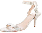 Thumbnail for your product : Loeffler Randall Leather Metallic Sandals