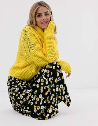 Free People my only sunshine chunky knit jumper