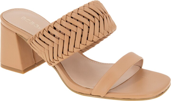 BCBGeneration Heel Strap Women's Brown Sandals | ShopStyle