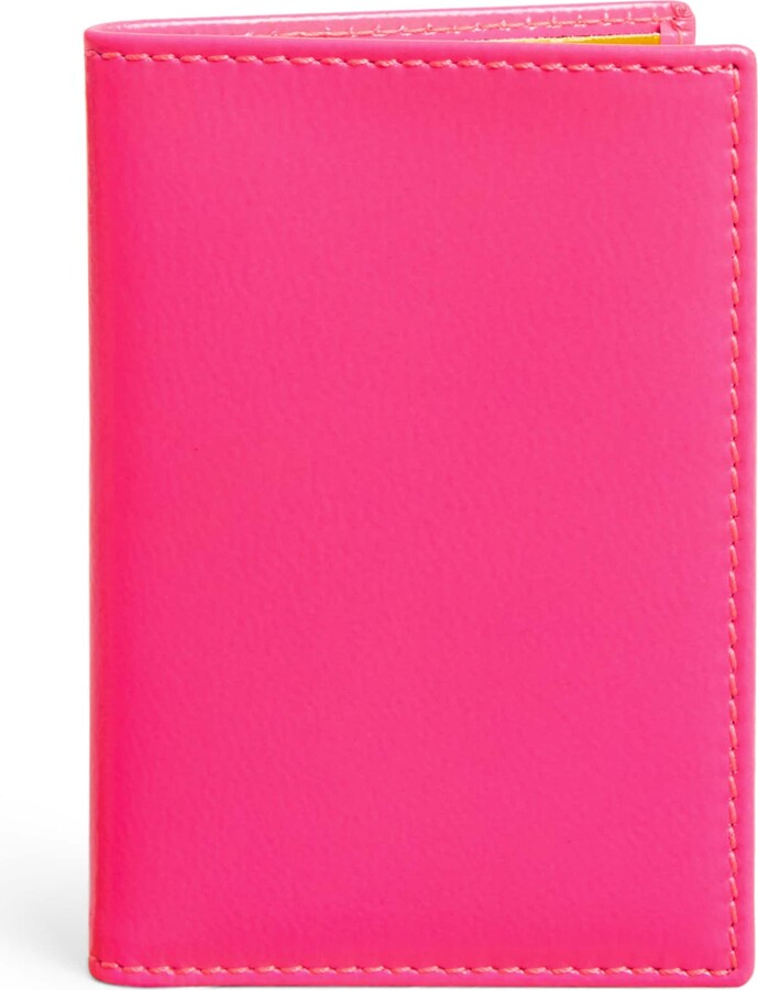 Comme Des Garçons Wallet Leather Super Fluo Cardholder