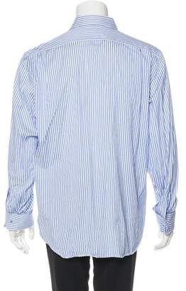 Etro Striped French Cuff Shirt