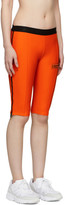 Thumbnail for your product : Heron Preston Orange Biker Shorts