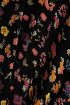 Thumbnail for your product : By Ti Mo Ruched Floral-print Crepe De Chine Maxi Dress