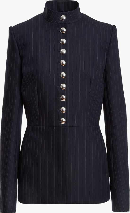 Samuel Jacket in Navy and White Stripe