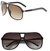 Thumbnail for your product : Christian Dior Acetate Aviator Shield Sunglasses