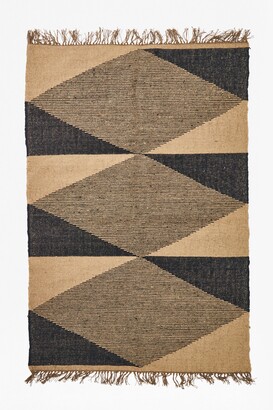 French Connection Aztec Geometric Jute Rug