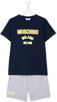 Thumbnail for your product : Moschino Kids logo print T-shirt and short set