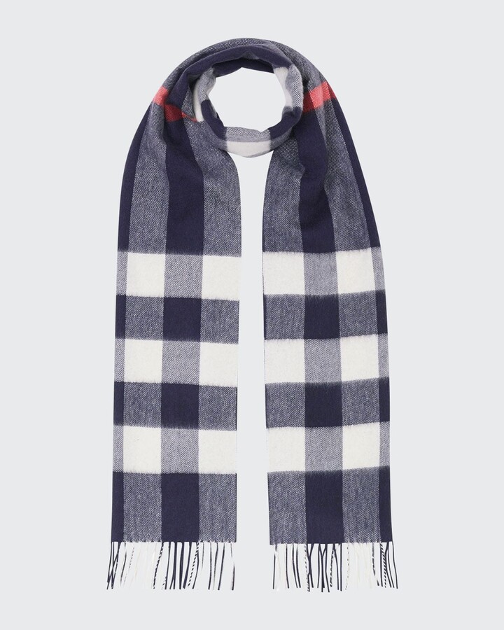 burberry mega check scarf