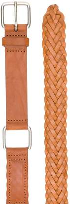 Jean Paul Gaultier Knott intrecciato weave buckle belt