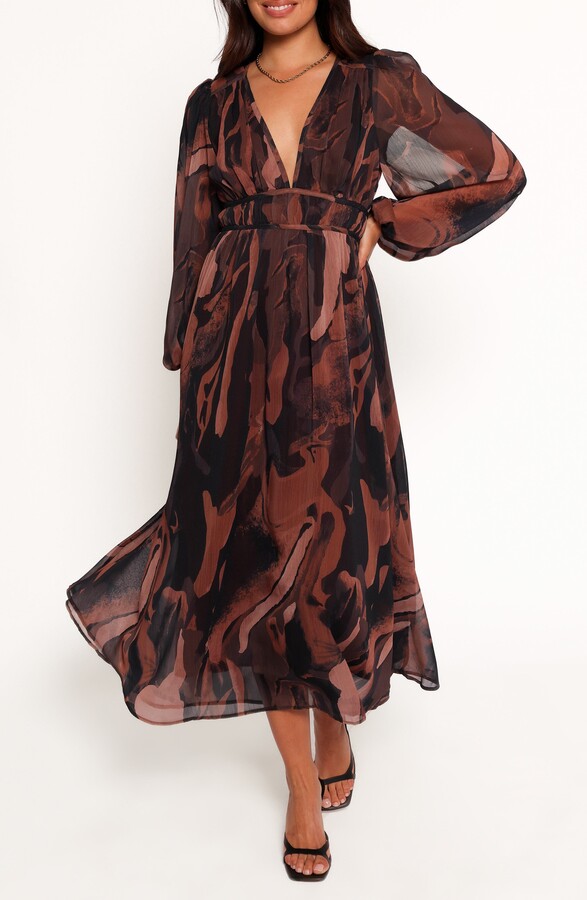 Petal & Pup Blayze Long Sleeve Maxi Dress