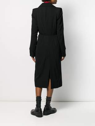 Ann Demeulemeester belted trench coat