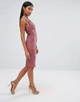 Thumbnail for your product : Wow Couture Bandage Dress with Allover Stud Detail