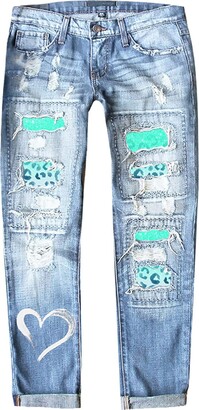 Women's High Waisted Ripped Jeans For Women Lift Distressed Stretch Juniors  Skinny Jeanswomen's slim bootcut jeans women's low jeans women's jeans size  12 women's 