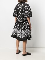 Thumbnail for your product : Simone Rocha Floral-Print Puff-Sleeve Dress