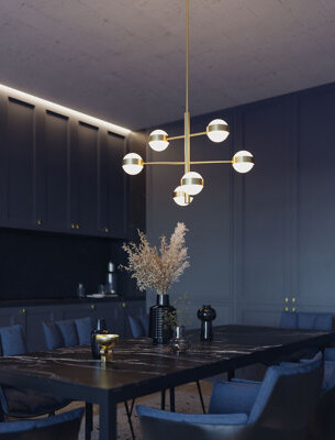 AFX Verona 6 - Light LED Pendant Light