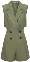 Thumbnail for your product : Self-Portrait Double Breasted Twill Tuxedo Playsuit