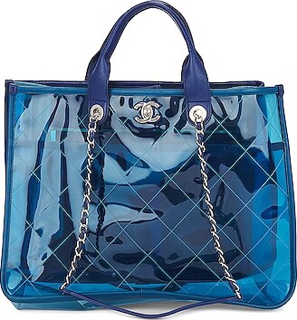Chanel Splash 2 Way Tote Bag in Blue - ShopStyle