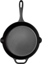 Thumbnail for your product : Victoria Cookware Victoria Seasoned 12" Cast Iron Skillet with Double Loop Handles Black