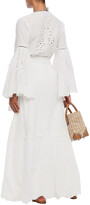 Thumbnail for your product : We Are Leone Broderie Anglaise Cotton Kimono