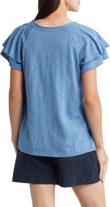 Caslon Flutter Sleeve T-Shirt