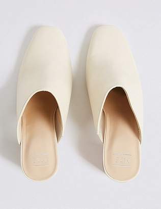Marks and Spencer Block Heel Mule Shoes