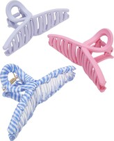 Thumbnail for your product : Capelli New York Set of 3 Jelly Finish Claw Hair Clips