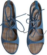 Thumbnail for your product : Ungaro Blue Patent leather Sandals