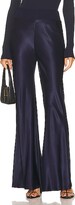 Thumbnail for your product : Enza Costa Bias Cut Satin Pant in Navy