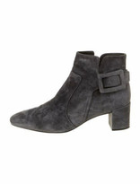 Thumbnail for your product : Roger Vivier Suede Boots Grey