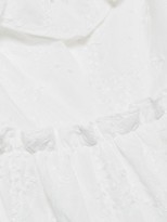 Thumbnail for your product : Wandering Off-the-Shoulder Blouson-Sleeve Lace Mini Dress