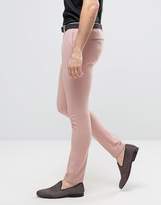 Thumbnail for your product : ASOS Super Skinny Heritage Smart Pants In Pink