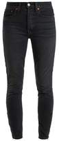 Thumbnail for your product : RE/DONE Zip Cuff High Rise Skinny Jeans - Womens - Black