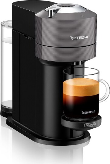 NespressoVertuoNextCoffeeMakerandEspressoMachinebyDeLonghiGray:CompatiblewithVertuoLine,12CapsulesIncluded