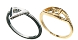 Thumbnail for your product : Rock 'N' Rose Rock 'N Rose Evil Eye And Triangle Multipack Rings