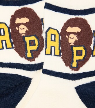 Bape Kids Printed cotton-blend socks