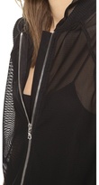 Thumbnail for your product : Vera Wang Collection Zip Up Baseball Vest