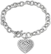 Stainless Steel Koala Icon Heart Charm Toggle Bracelet & Necklace 