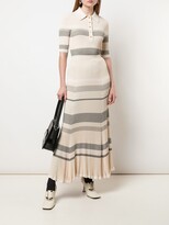 Thumbnail for your product : Proenza Schouler Zig Zag Stripe Knitted Skirt