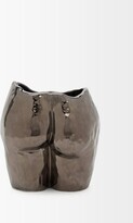 Thumbnail for your product : Anissa Kermiche Popotin Ceramic Vase - Gold