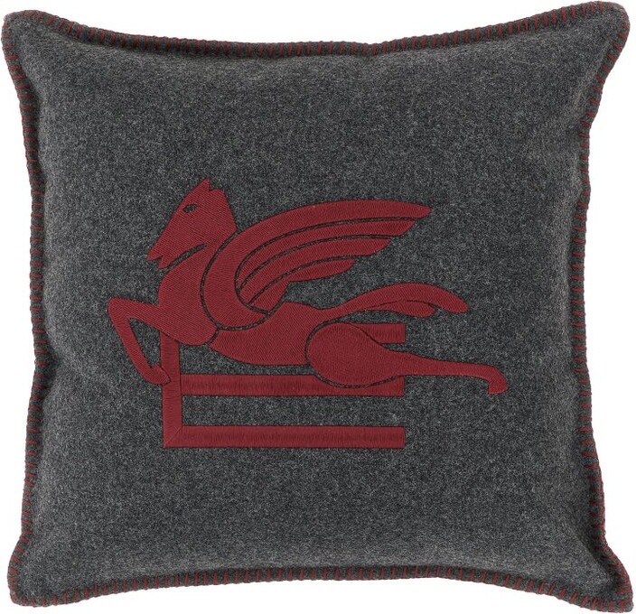 ETRO HOME Pegaso Embroidered Cushion