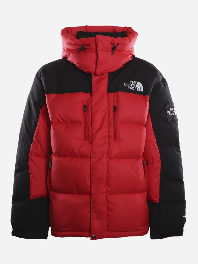 north face red puffer jacket
