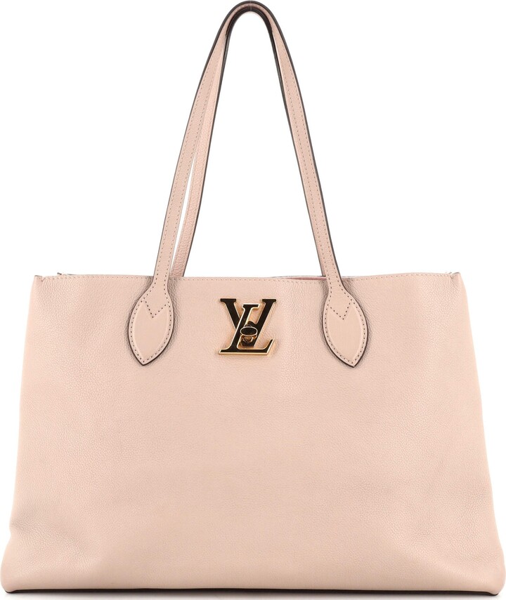 Louis Vuitton Lockme Shopper Tote Leather Neutral