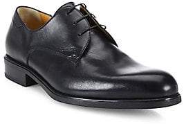 a. testoni Men's Leather Lace-Up Derby Shoes