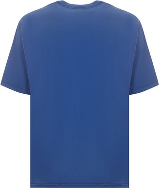 ★DIESEL★ T-Wash N T-Shirt Blue A121170EPAH8II A121170EPAH8 Men's Oversized T-shirt with Diesel Lies logo | Blue | Diesel