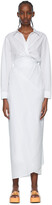 Thumbnail for your product : Rosetta Getty White Cotton Midi Dress