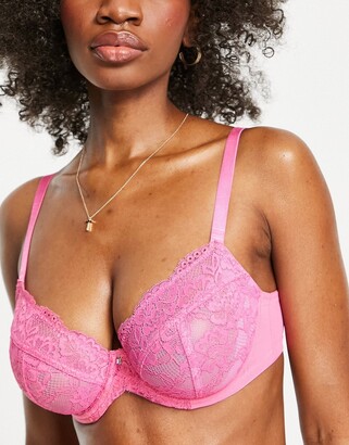 Ann Summers CROSS MY HEART NON PADDED - Underwired bra - pink/red/pink 