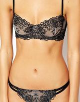 Thumbnail for your product : ASOS Pretty Embroidered Balconette Bra