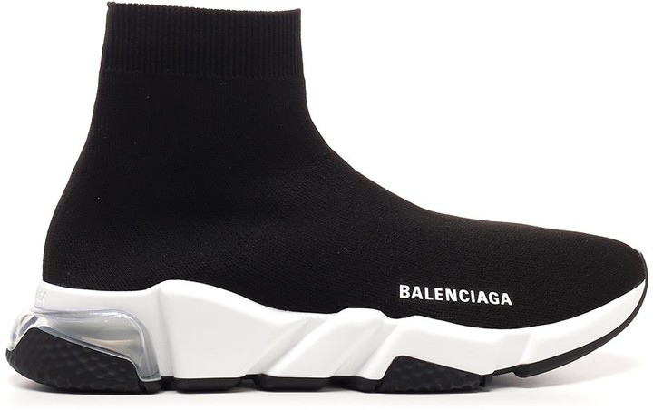 all black balenciaga sock shoes
